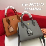 Prada New Classic Logo Leather Cross Bag Handbag Size: 30 x 24 x 15 CM