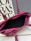 Balenciaga Fashion Cool Motorcycle Bag Underarm Bag Size: 39.8 x 17.7 x 14.9 CM