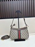 Gucci Classic GG Canvas Shoulder Bag Crossbody Bag Size: 25 x 15 x 6.5 CM