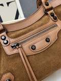 Balenciaga Fashion Cool Motorcycle Bag Underarm Bag Size: 39.8 x 17.7 x 14.9 CM