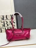 Balenciaga Fashion Cool Motorcycle Bag Underarm Bag Size: 39.8 x 17.7 x 14.9 CM