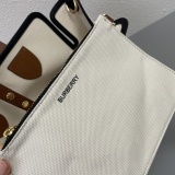 Burberry New Classic Logo Printed Canvas Belt Bag Shoulder Bag Size: 35 x 15 x 31 CM