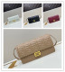 Fendi New Classic FF Flip Shoulder Bag Chain Crossbody Bag Size: 21 x 5 x 11.5 CM