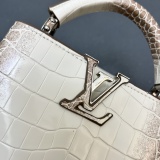 Louis Vuitton Classic Letter Flip Crocodile Leather Handbag Crossbody Bag
