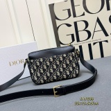 Dior New Classic Printed Shoulder Bag Hobo Underarm Bag Size: 20 x 13.5 x 5.5 CM