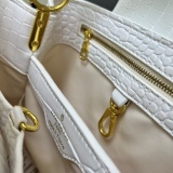 Louis Vuitton Classic Letter Flip Crocodile Leather Handbag Crossbody Bag