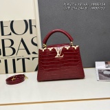 Louis Vuitton Classic Letter Flip Crocodile Leather Handbag Crossbody Bag