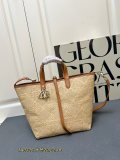 Dior Fashion Tengge Pattern Lafite Grass Vertical Edition Handbag Crossbody Bag