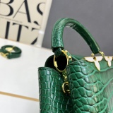 Louis Vuitton Classic Letter Flip Crocodile Leather Handbag Crossbody Bag