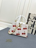 Louis Vuitton Fashion Cherry Chain Handbag Crossbody Bag Size: 27 x 18 x 9 CM