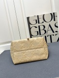 Dior Fashion Tengge Pattern Lafite Grass Vertical Edition Handbag Crossbody Bag