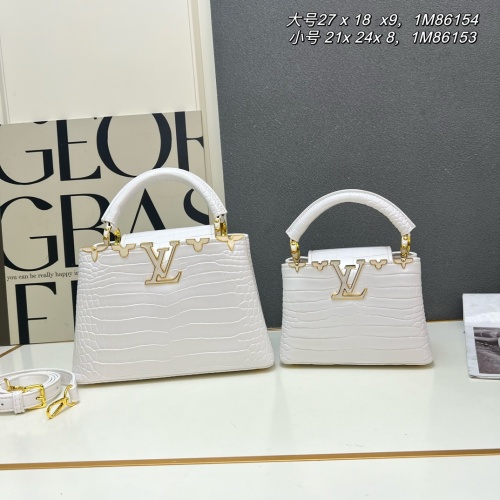 Louis Vuitton Classic Letter Flip Crocodile Leather Handbag Crossbody Bag