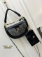 Chanel French Lace Hollow Bag Leather Chain Bag Handbag Size: 18 CM