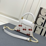 Louis Vuitton Fashion Cherry Chain Handbag Crossbody Bag Size: 21 x 14x 8 CM