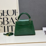 Louis Vuitton Classic Letter Flip Crocodile Leather Handbag Crossbody Bag