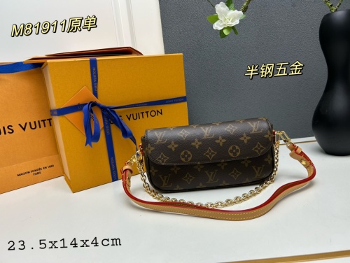 Louis Vuitton Classic Logo Double Chain Shoulder Bag Crossbody Bag Size: 23.5 x 12 x 4.3 CM