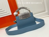 Louis Vuitton Fashion Elegant Letter Handbag Crossbody Bag Size: 21 x 14 x 8 CM