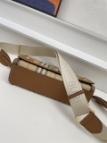 Burberry Classic Checkered Handbag Crossbody Bag Size: 24 x 8 x 14 CM
