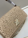 Louis Vuitton Fashion Hollow Lafite Grass Bag Flip Shoulder Bag Crossbody Bag Size: 29 x 17 x 10 CM