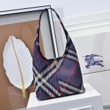 Burberry New Classic Checkered Soft Stand Shoulder Backpack Size: 26.5 x 13.5 x 46.5 CM