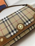 Burberry Classic Checkered Handbag Crossbody Bag Size: 24 x 8 x 14 CM