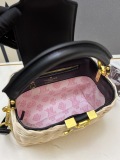 Louis Vuitton Fashion Mini Rattan Flip Bag Crossbody Bag Size: 21 x 14 x 8 CM