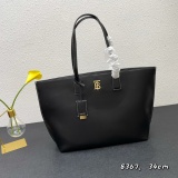 Burberry Classic Leather Tote Bag Shoulder Bag Size: 34 x 14 x 28 CM