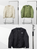 The North Face Fashion Classic Embroidery Plaid Crew Neck Cotton Jacket The North Face Fashion Classic Embroidery Plaid Crew Neck Cotton Jacket