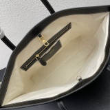 Burberry Classic Leather Tote Bag Shoulder Bag Size: 34 x 14 x 28 CM
