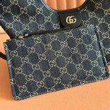 Gucci Classic GG Denim Tote Bag Handbag Size: 25 x 20 x 15 CM