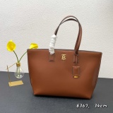 Burberry Classic Leather Tote Bag Shoulder Bag Size: 34 x 14 x 28 CM
