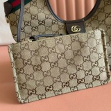 Gucci Classic GG Denim Tote Bag Handbag Size: 25 x 20 x 15 CM