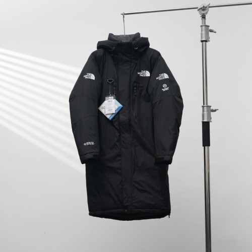 The North Face Fashion Classic Double Zipper Long Hooded Down Jacket