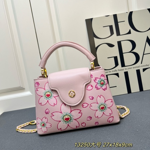 Louis Vuitton Fashion Luxury Flower Chain Flip Bag Crossbody Bag