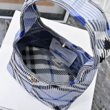 Burberry New Classic Checkered Soft Stand Shoulder Backpack Size: 26.5 x 13.5 x 46.5 CM