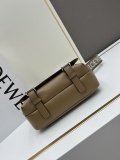 Loewe New Classic Logo Cowhide Jacquard Shoulder Strap Shoulder Bag Crossbody Bag Size: 24.5 x 18 x 10.5 CM