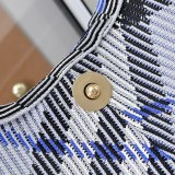 Burberry New Classic Checkered Soft Stand Shoulder Backpack Size: 26.5 x 13.5 x 46.5 CM