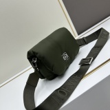Loewe New Classic Logo Nylon Flip Shoulder Bag Size: 20 x 6 x 13 CM