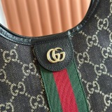 Gucci Classic GG Denim Tote Bag Handbag Size: 25 x 20 x 15 CM