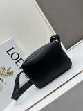 Loewe New Classic Logo Cowhide Jacquard Shoulder Strap Shoulder Bag Crossbody Bag Size: 24.5 x 18 x 10.5 CM