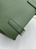 Loewe New Classic Logo Cowhide Jacquard Shoulder Strap Shoulder Bag Crossbody Bag Size: 24.5 x 18 x 10.5 CM