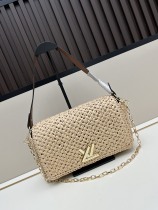 Louis Vuitton Fashion Hollow Lafite Grass Bag Flip Shoulder Bag Crossbody Bag Size: 29 x 17 x 10 CM