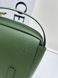 Loewe New Classic Logo Cowhide Jacquard Shoulder Strap Shoulder Bag Crossbody Bag Size: 24.5 x 18 x 10.5 CM