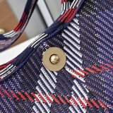 Burberry New Classic Checkered Soft Stand Shoulder Backpack Size: 26.5 x 13.5 x 46.5 CM