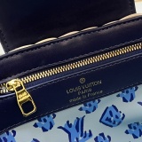 Louis Vuitton Fashion Mini Rattan Flip Bag Crossbody Bag Size: 21 x 14 x 8 CM