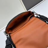 Loewe New Classic Logo Nylon Flip Shoulder Bag Size: 24 x 17 x 9 CM