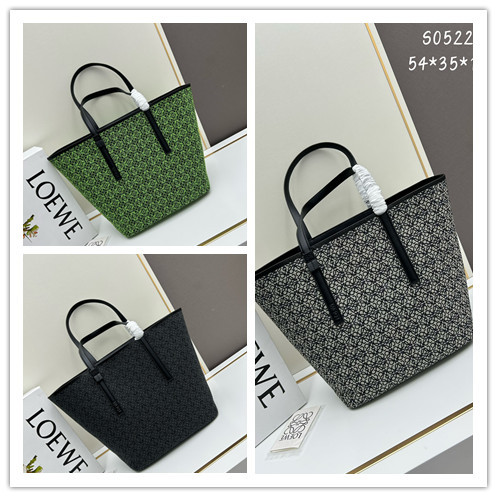 Loewe New Classic Embroidered Tote Bag Shopping Bag Size: 54.5 x 35 x 17 CM