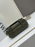 Loewe New Classic Logo Cowhide Jacquard Shoulder Strap Shoulder Bag Crossbody Bag Size: 24.5 x 18 x 10.5 CM