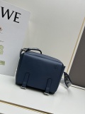 Loewe New Classic Logo Cowhide Jacquard Shoulder Strap Shoulder Bag Crossbody Bag Size: 24.5 x 18 x 10.5 CM