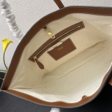 Burberry Classic Leather Tote Bag Shoulder Bag Size: 34 x 14 x 28 CM